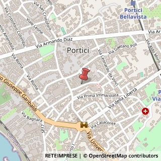 Mappa Via Benvenuto Cellini,  34, 80055 Portici, Napoli (Campania)