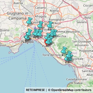 Mappa Via Benvenuto Cellini, 80055 Portici NA, Italia (6.47684)