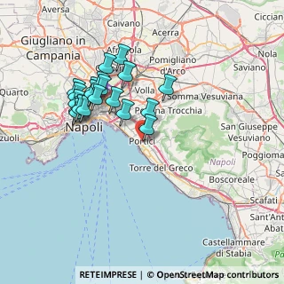 Mappa Via Benvenuto Cellini, 80055 Portici NA, Italia (7.464)