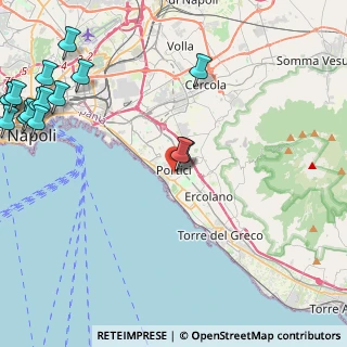 Mappa Via Benvenuto Cellini, 80055 Portici NA, Italia (7.0725)