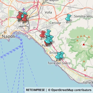 Mappa Via Benvenuto Cellini, 80055 Portici NA, Italia (4.30357)