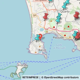 Mappa Via Molo di Baia, 80070 Baia NA, Italia (7.41929)