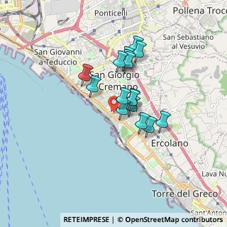 Mappa Traversa M. Melloni, 80055 Portici NA, Italia (1.36875)