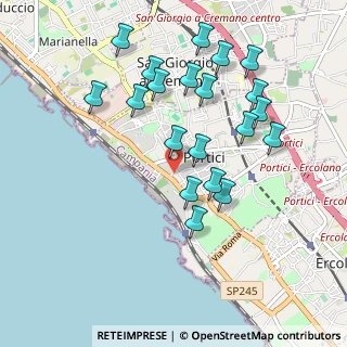 Mappa Traversa M. Melloni, 80055 Portici NA, Italia (1.04)