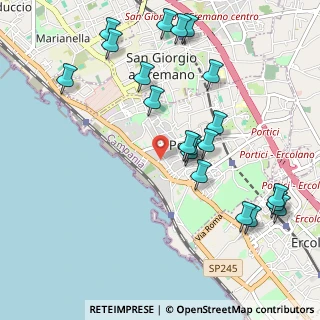Mappa Traversa M. Melloni, 80055 Portici NA, Italia (1.249)