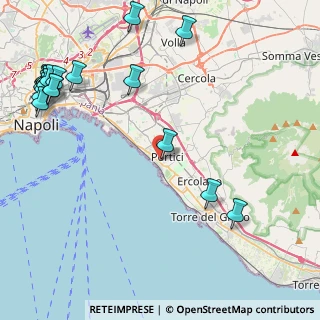 Mappa Traversa M. Melloni, 80055 Portici NA, Italia (6.666)