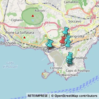 Mappa 80124 Bagnoli NA, Italia (1.44417)