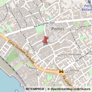 Mappa Via Carlo e Luigi Giordano, 48, 80055 Portici NA, Italia, 80055 Portici, Napoli (Campania)