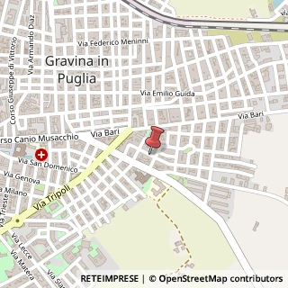 Mappa Via Palermo, 40, 70024 Gravina in Puglia, Bari (Puglia)