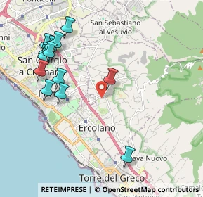 Mappa Ercolano, 80056 Ercolano NA, Italia (2.45231)