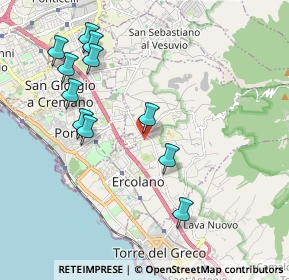 Mappa Ercolano, 80056 Ercolano NA, Italia (2.25545)