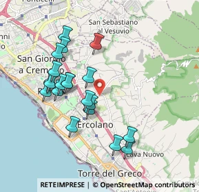Mappa Ercolano, 80056 Ercolano NA, Italia (1.9145)