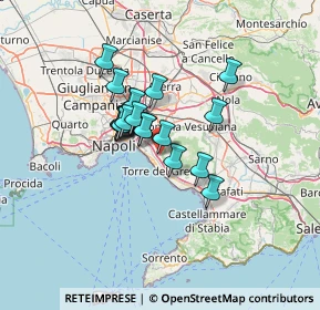 Mappa Ercolano, 80056 Ercolano NA, Italia (9.91579)