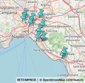 Mappa Ercolano, 80056 Ercolano NA, Italia (7.23909)