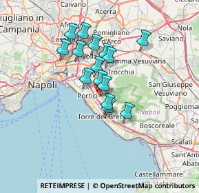 Mappa Ercolano, 80056 Ercolano NA, Italia (5.52533)