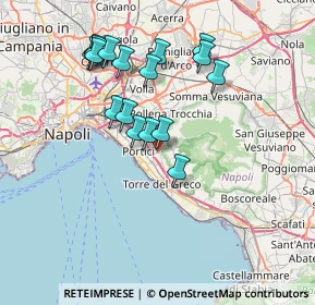 Mappa Ercolano, 80056 Ercolano NA, Italia (7.41412)