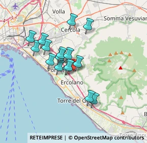 Mappa Ercolano, 80056 Ercolano NA, Italia (3.07188)