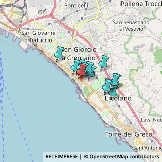 Mappa Via Michelangelo Naldi, 80055 Portici NA, Italia (1.06769)