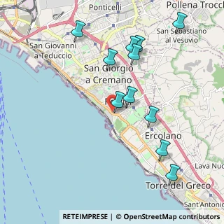Mappa Via Michelangelo Naldi, 80055 Portici NA, Italia (2.27)
