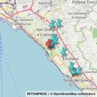 Mappa Via Michelangelo Naldi, 80055 Portici NA, Italia (1.75333)