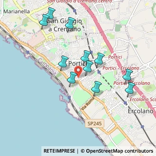 Mappa Via Francesco Bellucci Sessa, 80055 Portici NA, Italia (0.99)