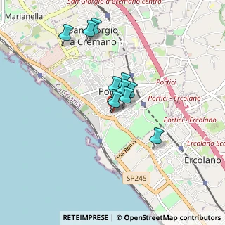 Mappa Vicolo Nastri, 80055 Portici NA, Italia (0.68)