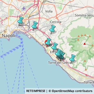 Mappa Via Francesco Bellucci Sessa, 80055 Portici NA, Italia (3.47364)
