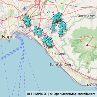 Mappa Vicolo Nastri, 80055 Portici NA, Italia (3.6725)