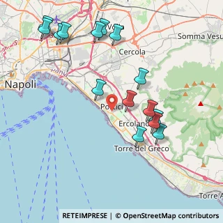 Mappa Via Francesco Bellucci Sessa, 80055 Portici NA, Italia (4.82867)
