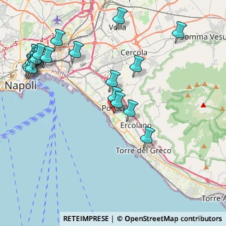 Mappa Via Francesco Bellucci Sessa, 80055 Portici NA, Italia (5.597)