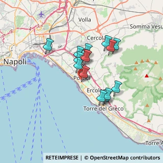 Mappa Via Francesco Bellucci Sessa, 80055 Portici NA, Italia (2.952)