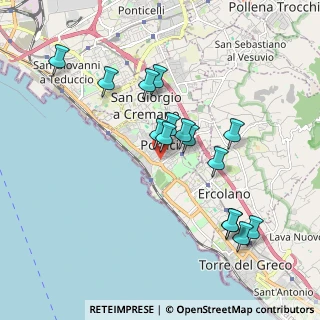 Mappa Str. dei Nastri, 80055 Portici NA, Italia (1.93133)