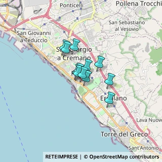 Mappa Vicolo Nastri, 80055 Portici NA, Italia (0.96417)
