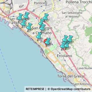 Mappa Vicolo Nastri, 80055 Portici NA, Italia (2.05154)