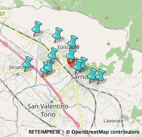 Mappa Corso V. Emanuele Trav. Turner, 84087 Sarno SA, Italia (1.46083)