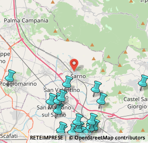 Mappa Corso V. Emanuele Trav. Turner, 84087 Sarno SA, Italia (6.4865)