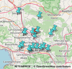 Mappa Corso V. Emanuele Trav. Turner, 84087 Sarno SA, Italia (7.30333)