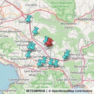 Mappa Corso V. Emanuele Trav. Turner, 84087 Sarno SA, Italia (6.376)