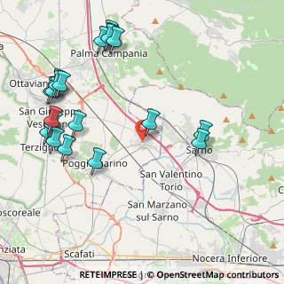 Mappa Via Giuseppe Garibaldi, 80040 Striano NA, Italia (5.5065)
