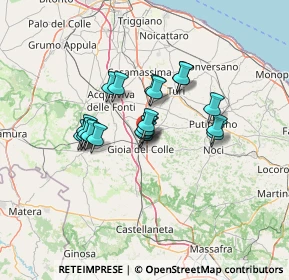 Mappa Via Putignano, 70023 Gioia del Colle BA, Italia (10.267)