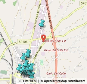 Mappa Via Putignano, 70023 Gioia del Colle BA, Italia (1.7055)