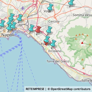 Mappa Strada dei Nastri, 80055 Portici NA, Italia (5.84)