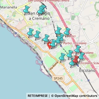 Mappa Strada dei Nastri, 80055 Portici NA, Italia (1.04)