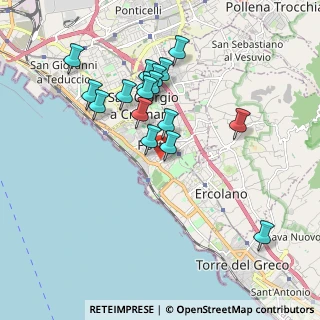 Mappa Strada dei Nastri, 80055 Portici NA, Italia (1.89824)