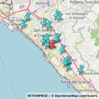 Mappa Strada dei Nastri, 80055 Portici NA, Italia (1.84118)