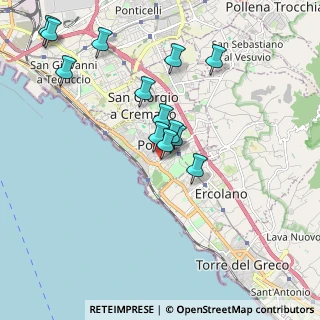 Mappa Strada dei Nastri, 80055 Portici NA, Italia (1.99692)