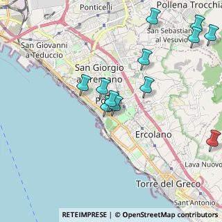 Mappa Strada dei Nastri, 80055 Portici NA, Italia (2.35417)