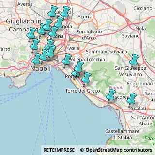 Mappa Via Privata Luigi Sapio, 80055 Portici NA, Italia (9.699)