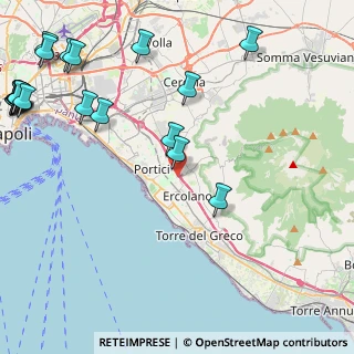 Mappa Via Privata Luigi Sapio, 80055 Portici NA, Italia (6.9655)