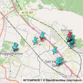 Mappa Via Sarno Parco Verde, 80040 Striano NA, Italia (2.8345)
